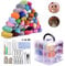 PAKASEPT 40 Farben Filzwolle Set mit Filzwolle Werkzeug, Nadelfilz Wolle Set Filzwolle Märchenwolle Werkzeug Filznadeln DIY Starter Kits für Kinder und Familien Nadel DIY Anfänger