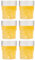 Toyo Sasaki Glas Fino Tumbler, 396.3 ml (390 ml), 6 Stück, spülmaschinenfest, hergestellt in Japan, Tasse