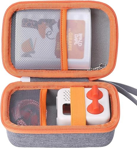 co2CREA Dur Étui de Voyage Rigide Housse Cas pour Yoto Mini Enceinte Intéractive, Comprend Un étui à Cartes pouvant contenir jusqu'à 36 Cartes Yoto