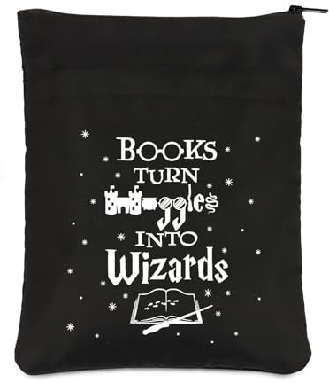 PLITI Zauberer Buchh¨¹lle Buchliebhaber Geschenk B¨¹cherwurm B¨¹chertasche f¨¹r Leser Schriftsteller Bibliophile Leseliebhaber Bucheinband (B¨¹cher drehen BSblU)