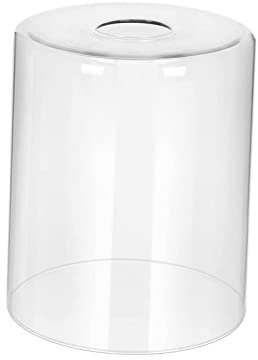 F Fityle Abat-Jour en Verre Transparent, Abat-Jour E26 Suspendu Couvercle Transparent pour Barre de Luminaires Suspendus de Chambre à Coucher de Salon