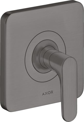 hansgrohe AXOR Citterio M Absperrventil Unterputz DN15 / DN20, 34960340, Farbe: Brushed Black Chrome