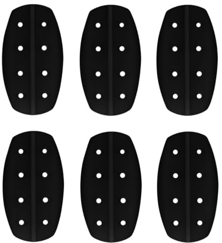 Atmungsaktive Silikon-BH-Trägerkissen, Schwarz, Klein