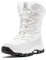 CLYCTIP Warm Gefüttert Winterschuhe Damen Schneestiefel Wasserdicht Outdoor Trekking Wanderschuhe Gr. 37-42 (Weiß, Erwachsene, Damen, 41, Numerisch, EU Schuhgrößensystem, M)