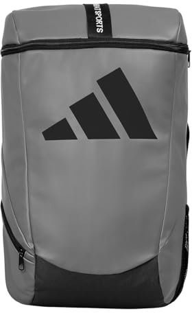 adidas Sport Back Pack PU Combat Sports, Sporttasche Größe S, Training-Rucksack 21l Volumen, grau/schwarz
