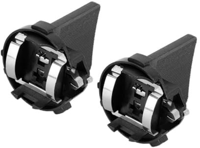 JNNJ H7 Auto-Halogen-Lampenhalter, 2PCS Auto-Halogen-Lampen-Scheinwerfer-Halter, Wärmebeständigkeit Glühbirnenhalter-Adapter-Sockel-Halter-Clip, Glühbirnen-Sockel-Halter