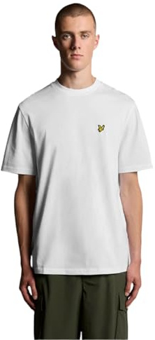 Lyle & Scott Oversized Tshirt Herren | Herren t Shirt mit Rundhalsausschnitt und Steinadlerlogo auf der Brust | XS-XXL