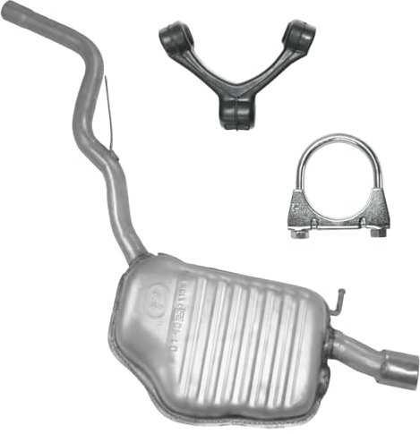 Polmo Auspuff Endtopf für Audi A4 B6 2000-12/2004 1.8 T