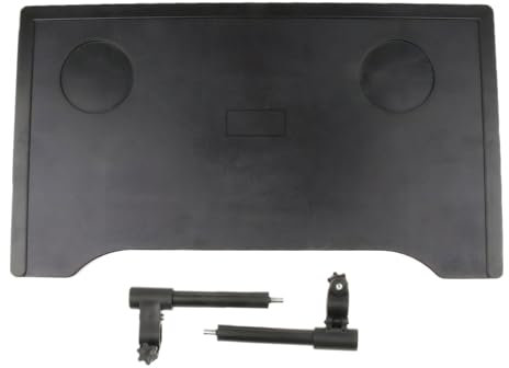 dijiusidy Portable Elderly Removable Wheelchair Lap Tray Convenient Eating and Reading Table Desk