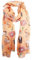 J26 Verlauf Farbverlauf Seide Tuch XL Schal Silk Seidenschal Seindentuch Regenbogen Rainbow Halstuch Sommer Hochwertig Leicht (Orange)