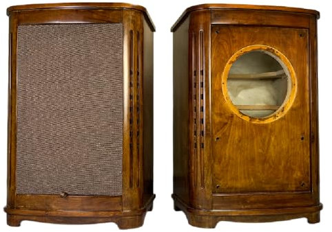 Craftsmen Customized One Pair 12 Inch Full-Range Birch Plywood Empty Speaker Cabinet Box Copy Tannoy Canterbury GR Louderspeaker HiFi DIY (Walnut)