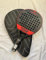 SYR CONTROL - Pala de pádel de Fibra de Carbono - Rojo y Negro