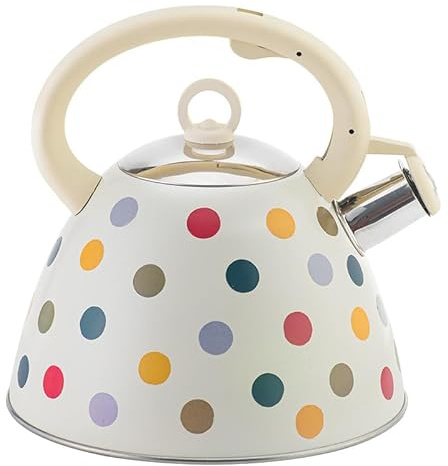 Yiustldd Bouilloire électrique en céramique sans Fil, théière rétro de 1 l, 1 350 W, Eau Rapide pour thé, café, Soupe