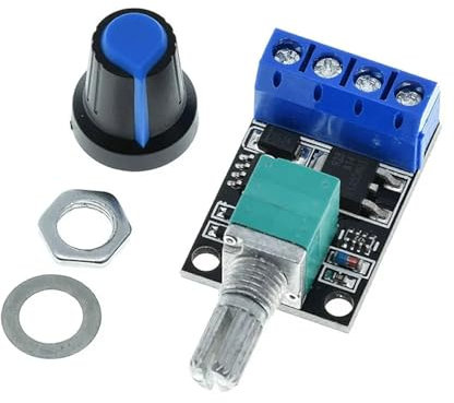 rongweiwang Fonction de variateur LED, régulateur de Tension 5V 12V 10A, Courant continu 10A PCB PWM régulateur de Vitesse de Moteur à Courant continu