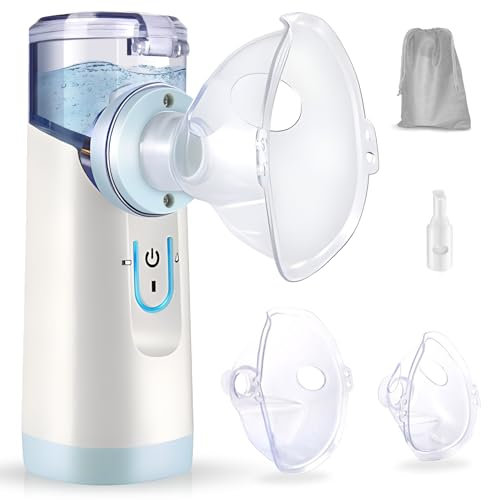 Tragbarer Inhalator mit USB-Aufladung, leise, mit 2 Masken