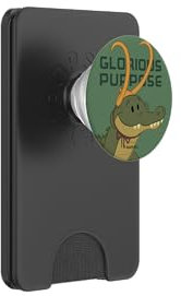 Marvel Loki Alligator Loki and Book Glorious Purpose PopSockets PopWallet für MagSafe