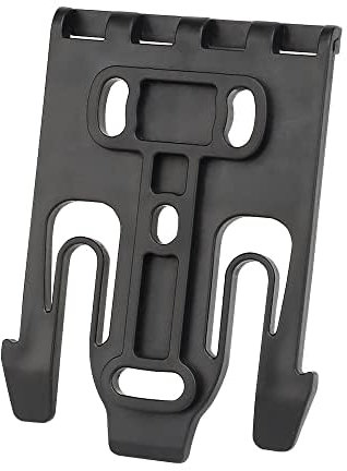 Peminkoo Tactical Q.LS 19 Gabel Schnellverriegelungssystem Kits Release Plate Pistolenholsteradapter Taillenpaddel Jagdzubehör (Black)