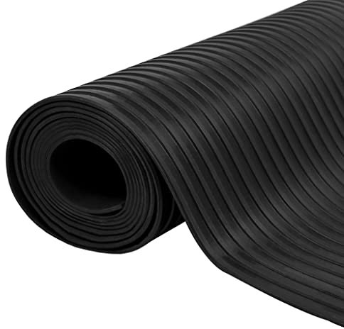 Lauuoeriau Furniture Item Home Bodenmatte Antirutsch Gummi 1,5x4m 3mm breit Rippenmöbel