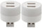 Beatifufu 2Piezas Adaptador USB de Puertos con Luz LED Iluminación para Hogar y Oficina Luz Hub USB Multifuncional Rápida