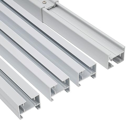 JJsdwin Vorhangschiene, 18W urtain Rail mit Motor, Elektrische Vorhänge Länge 2.16-4.2 m, Gardinenschiene für Hausbesitzer und Büroangestellte, Weiß