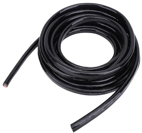 Fil Marin de Calibre 8, Duplex de 30 Pieds Duplex Lourd 8 Câble de Bateau en Cuivre AWG pour les Remorques en Camping-car