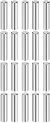 QUARKZMAN 20 Stück Zylinderstifte Rostfrei, 8 mm x 30 mm Spannstift Passstift, 316L Metallstifte Edelstahl, Dübelstifte Bolzen Metall für DIY, Möbel, Bastelprojekte