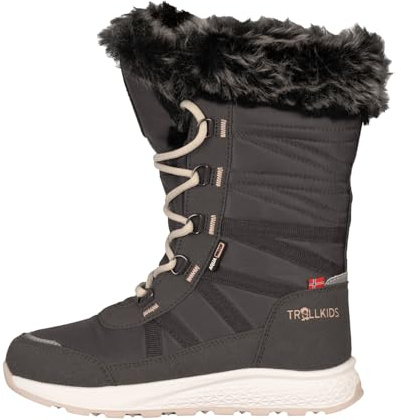 Trollkids Girls Hemsedal Winter Boots XT 37, anthracite