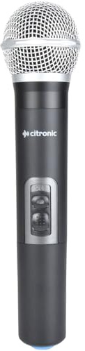 Citronic | FLITE-Series UHF Microphone Transmitter UK – Guard Tone Wireless Replacement for Powered Mixers, 863.1MHz, 60m Range, Reliable Sound for Performers & Presenters