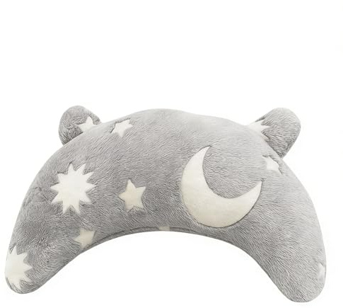 KbouZgxa Kissen Hund, Kuschelkissen für Hundehalter, Entspannungskissen mit Mondmotiv, Weiches Hundekissen für Zuhause, Maße 25x15x5 cm
