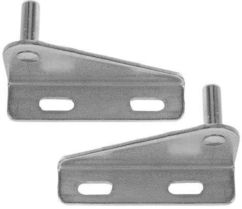 HEALEEP 2pcs Chest Freezer Door Hinge Refrigerator Door Handle Stainless Steel Easy Installation Smooth Operation Fit Commercial Silver