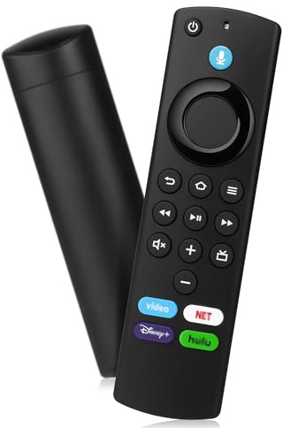 Fernbedienung Ersatz Sprachfernbedienung Fit für F'i'reseries-Smart-TVStick | Lite/4K(1st, 2nd Gen)/4K Max, TVs Cube & Fir'eSmart TVs (3rd Gen)
