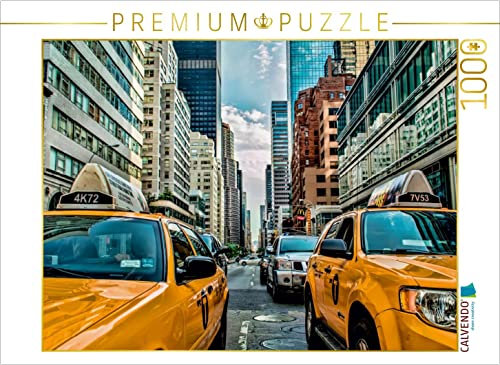 CALVENDO Puzzle EIN Motiv aus dem Kalender New York - nur im Taxi 1000 Teile Puzzle quer | Lege-Größe cm Foto-Puzzle für glückliche Stunden