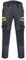 Portwest DX449 Mens Slim Fit Work Trousers - Durable Construction Work Hi Vis Cargo Trousers with Stretch Fabric and Knee Pad Pockets Metal Grey, 34