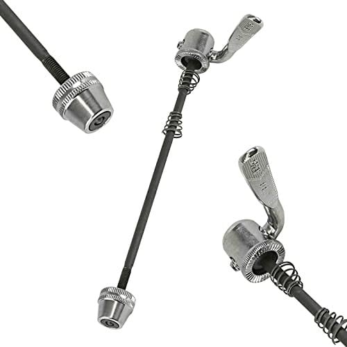 Laxzo ® Rear Wheel Quick Release Bike Cycle Skewer Rod Lever for Turbo Trainer, Length Overall Approx. 195mm, Suitable for Mountain Bike Bicycle Cycles with Hollow Axles