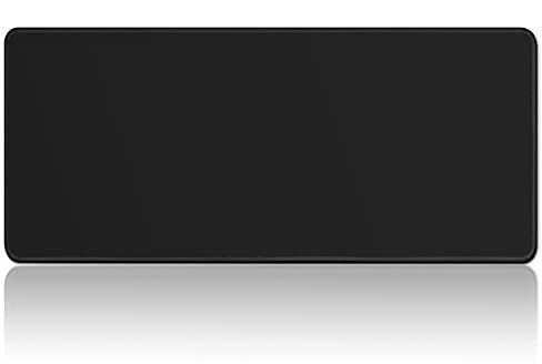 ProElife Extend Mouse Pad Mat Gaming 700mm x 300 mm Large Cloth Mousepad with Non-slip Rubber Base and Overlock Stitch Edge for Home Office Gaming Laptop Computer Mouse Desk Accessory (XL, Black)