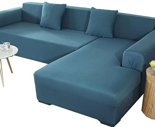 Sofabezug Couchbezug L U Form L-Förmige Sofabezüge Grau Beige Braun Sofahusse Stretch Eckcouch Rechts Links L-vormig Bank Sofa Hussen 1 2 3 4 Sitzer 3er 2er Couch Bezug Überzug Ecksofa Cover