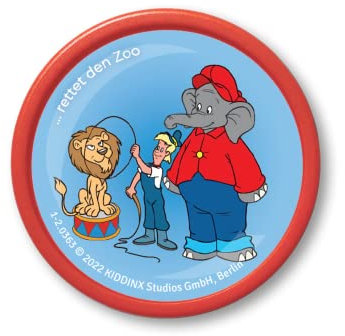 Kekz Audiochip für Kekzhörer, Benjamin Blümchen - Kekz 2: Benjamin rettet den Zoo, Hörspiel für Kinder ab 3 Jahren, Spielzeit ca. 40 min