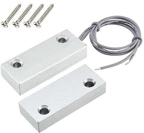 Gebildet Seguridad para el hogar Contacto de puerta enrollable con cable Interruptor magnético de lengüeta Interruptor magnético (Imán cerca - conectar circuito, imán lejos - romper circuito) MC-51