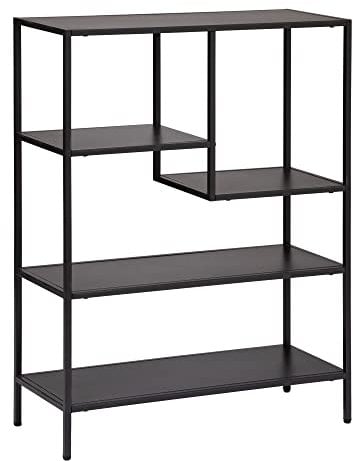 Atmosphera - Regal Gota - 5 Etagen - Metall - schwarz - 75x100 cm. - Schwarz