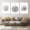 JNAOZI Islam Poster Set,Moderne arabische Kalligraphie Islamische Wandkunst Leinwand Malerei für Wohnzimmer Interior Home Decoration（Kein Rahmen） (40x60cm*3)…