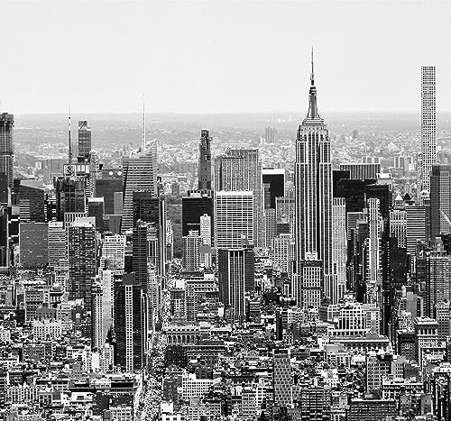 Photo Wallpaper In The City 300 x 280 cm | Living Room Wallpaper, Wall Cladding, Bedroom Wallpaper, 280 x 300 cm