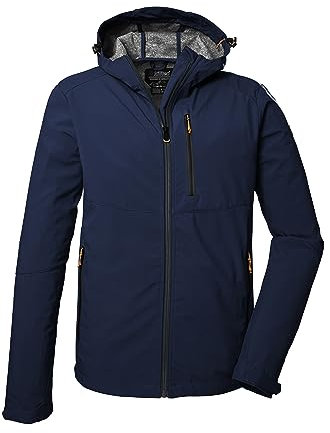 killtec Herren Softshelljacke/Outdoorjacke mit Kapuze KOS 259 MN SFTSHLL JCKT, dunkelblau, 4XL, 41367-000