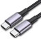 Pipestation USB-C to USB-C Charger Cable 1m Length | 60W USB C to USBC Cable Braided Charge Cables | Fast-Charging Type-C Charger Cables | Type-C Fast Charging Lead | USBC to USB C Wire Lead