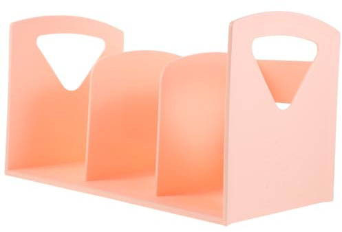 MAGICLULU Einfaches Tragbares Bücherregal Aus Robustem Material Mit DREI Fächern Große Aufbewahrungslösung Für Schule Büro Und Zuhause