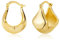 Gold Ohrringe Dicke Breite Creolen Damen, Hypoallergen Silber 925 Kleine 14 Karat Gold Hohle Klobig Dick Kreolen Huggie Mini Leicht Breit Ohrringe Mädchen