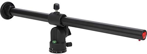 Tripod Extension Arm, Aluminum Alloy + Plastic Tripod Crossbar Overhead Shot Photography Axis Extension Crossbar with Ballhead for Mirrorless Camera, Tripod