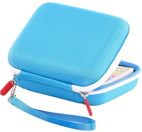 ProCase Tasche für Sammelkarten, Spielkarten Aufbewahrung UNO Tragetasche für 300+ Karten, Spielkartenkoffer Reiseaufbewahrungsbox für Kartenspiel Kinderspiele Spielesammlung -Blau