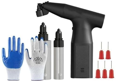 Ysislybin Electric Paint Spray Gun, Black, Handheld, 5 mm Spray Width, Universal Electric Painting System, Suitable for Coloring Statues And Painting Furniture