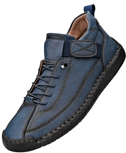 Schuhe Herren Leder Fashion Freizeitschuhe Leichte Atmungsaktive Outdoorschuhe wasserdichte Trekkingschuhe Moderne Klassische Walkingschuhe Freizeit Komfortschuhe Casual Outdoor Herrenschuhe