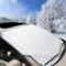 AUJSHDH Auto Windschutzscheiben Abdeckung, für Renault Master 2010-2023 Winter Magnetische Frontscheibenabdeckung Faltbar Auto Anti-Schnee Abdeckung
